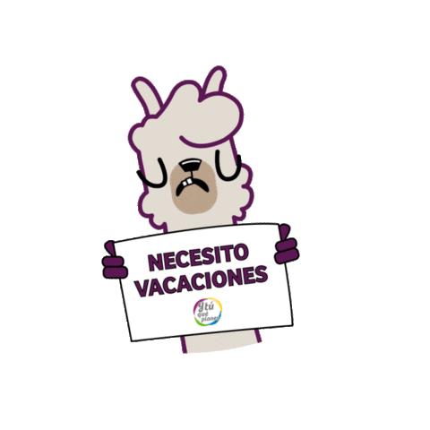Peru Llama Sticker by Y Tú Qué Planes