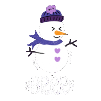 Winter Freezing Sticker by Jessica Lau
