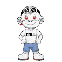 Calling Call Me Sticker by Zhot