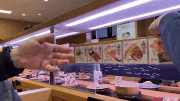 Conveyor Belt Sushi GIF