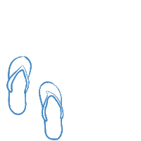 Summer Flipflops Sticker by Rudolph Care