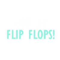 summer flipflops Sticker by Banana Peel