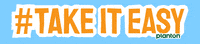 Take It Easy Text GIF by planton