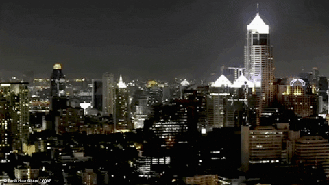 night city GIF by Earth Hour