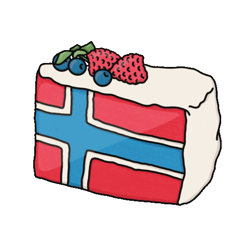 17 Mai Cake Sticker by Nora Fikse