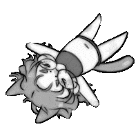 Tired Chibi Sticker