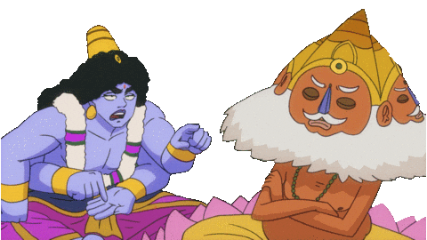 India Yoga Sticker by Destripando la Historia