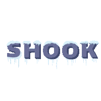 shocked snow Sticker by Ardene