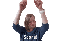 Celebration Wow Sticker by Carola