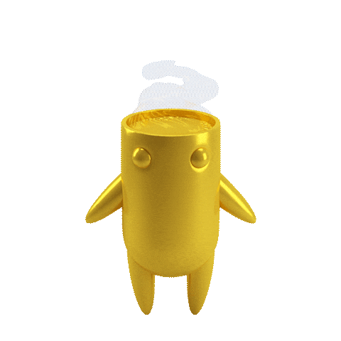 Happy Liquid Gold Sticker