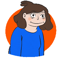 kinkarobotina cartoon yay shock comic Sticker