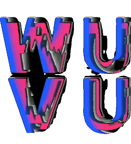Glitch Alphabet Sticker by #BASILIO