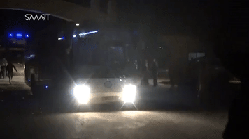 Rebel Convoy From Damascus Arrives in Opposition-Held Territory