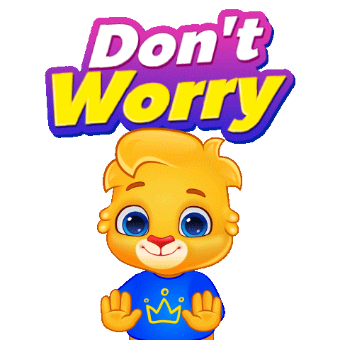 No Worries Smile Sticker by Lucas and Friends by RV AppStudios