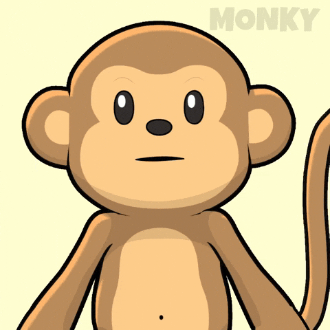 Monkeys Wow GIF by Wise Monkey Meme