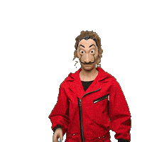 la casa de papel mask Sticker by NETFLIX