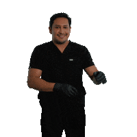 raultapiaec ready doctor dr gloves Sticker