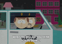 cop car GIF by South Park 