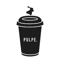 pulpebelgium coffee cup coffeecup pulpe Sticker