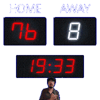 8 Away Sticker