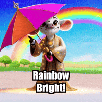 Summer Rainbow GIF by Moosiahzen