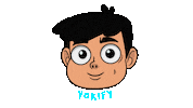 Yokify happy headturn yokify Sticker