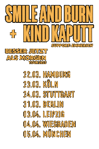 Smile And Burn Sticker by Kind Kaputt