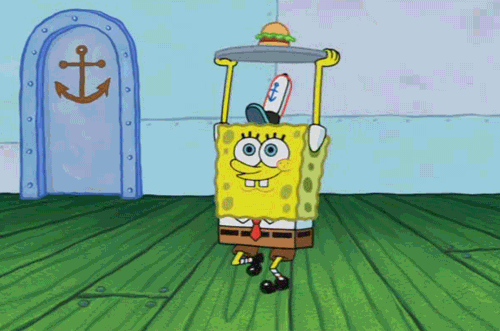 spongebob squarepants cheer GIF