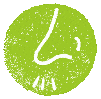 Icon Nose Sticker by kreisrund-redaktion.de