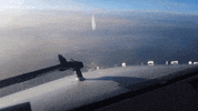 Oncoming Aircraft Passes Beneath Plane GIF by ViralHog