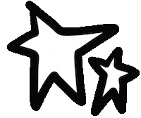 Star Sticker by haenaillust