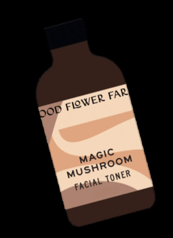 Magic Mushroom Organic Skincare GIF by Good Flower Farm