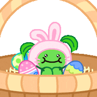 Easter Bunny Sticker by DINOSALLY