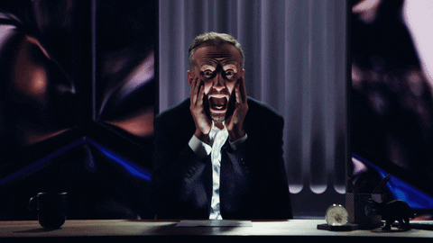 Scared Scream GIF by ZDF Magazin Royale