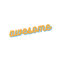 Awesome Sticker by Balloon Market