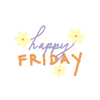 Friday Flowers Sticker