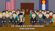 crowd audience GIF by South Park 