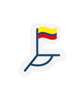 Colombia Sticker by AKT MOTOS