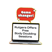 Rutgers Bodydouble Sticker by rustudenthealth