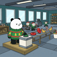 Merry Christmas GIF by Kanpai Pandas