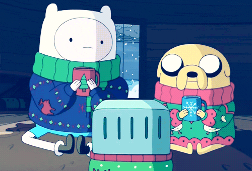 Adventure Time Christmas GIF