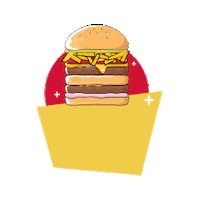 Fast Food Sticker by Malak Al Tawouk
