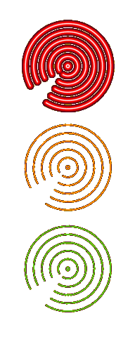 Go Green Light Sticker