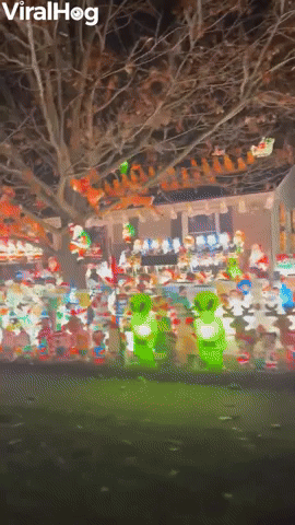 This House Really Loves Christmas Decorations