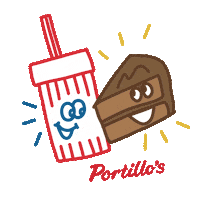 Chocolate Cake Sticker by Portillo's Hot Dogs