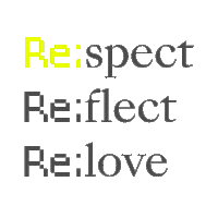 Respect R Sticker by Re:flectors