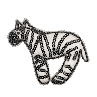 Zebra Juju Sticker by Doing-Goods