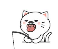 Cute Cat Sticker by KIKI
