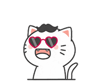 Cute Cat Sticker by KIKI