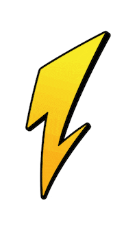 bonnyzed zombie lightning thunder z Sticker